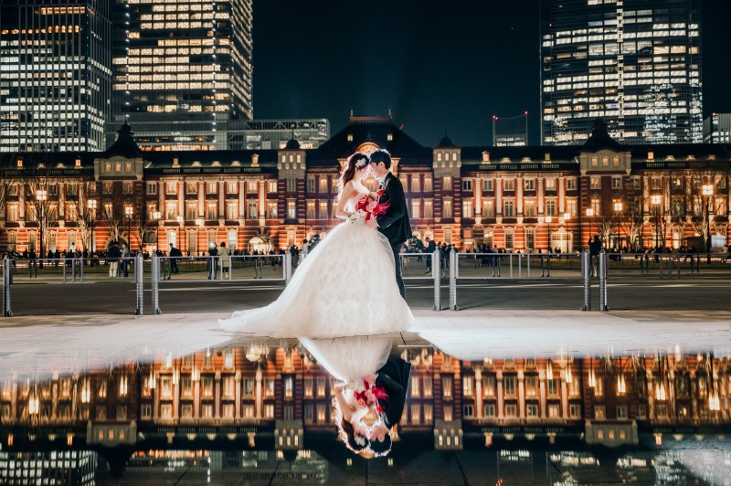 【東京駅・丸の内 DAY& NIGHT Photo撮影Plan】衣装レンタル込み・撮影全データ3週間納品・スマホ動画撮影