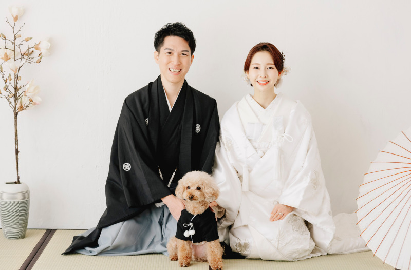 ペットOK【10月成約限定⭐︎7万円割引】和装スタジオ&洋装ロケーション撮影♢衣装レンタル・ヘアチェンジ・全データ3週間納品