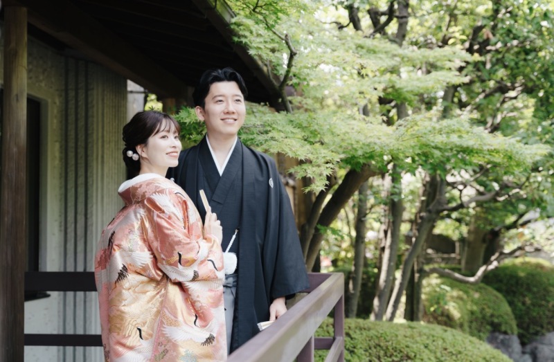 【3月成約限定⭐︎7万円割引】和装庭園＆洋装ロケーション♢衣装レンタル・ヘアチェンジ・全データ３週間納品