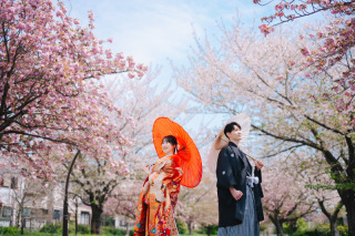 桜シーズン受付開始！【12月ご成約限定　3万円割引】和装⭐︎庭園撮影Plan　庭園手配・全データ３週間納品・スマホ動画撮影