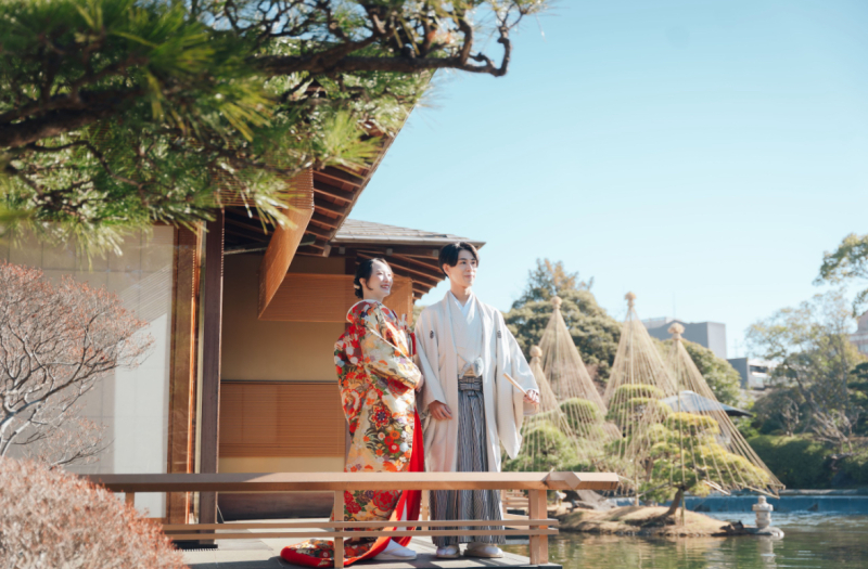 紅葉時期OK【10月ご成約限定 3万円割引】和装⭐︎庭園撮影Plan 庭園手配・全データ3週間納品・スマホ動画撮影