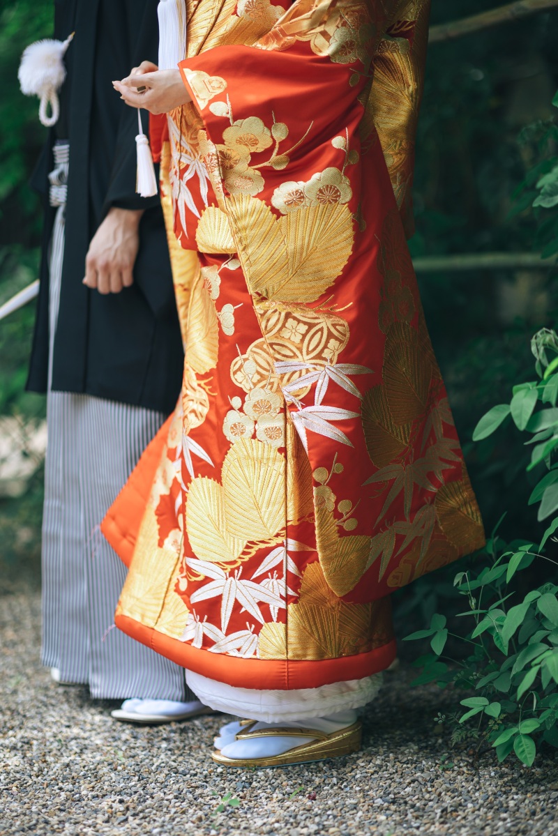 色打掛「瑞友」織物の一級品・川島織物