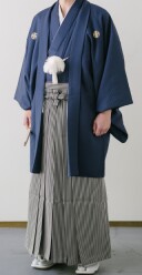 ブルー紋付・仙台平袴