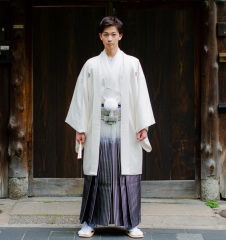 白紋付・ぼかし袴