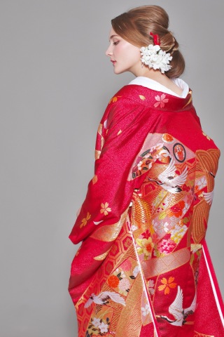 ★プラン内★色打掛「吉祥大熨斗紋」大人の魅力漂う熨斗柄