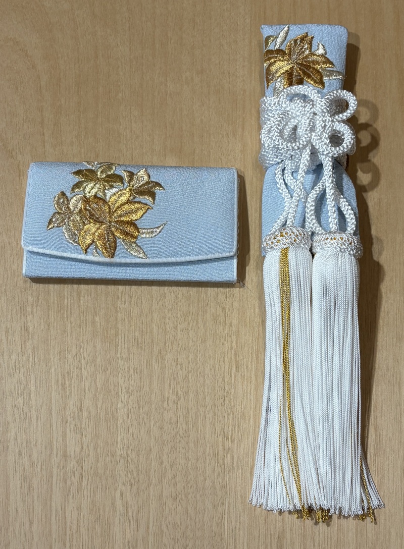 懐剣・筥迫「水色　ゆり」