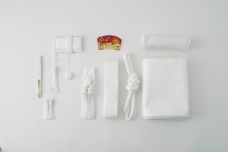 花嫁小物（すべて白・花かんざし）