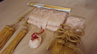 五点セット（金七宝　珊瑚）