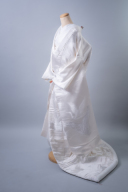 白無垢「明日香　銀入り」銀箔で縁取られた鶴