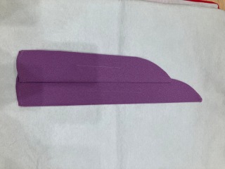 差し込み衿（京紫）