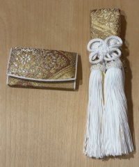 懐剣・筥迫「華　帯地」