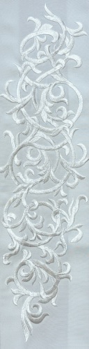 刺繡衿「桐唐草」