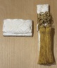 懐剣・筥迫「金七宝　白　金房」