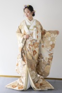 色打掛「慶陽」くすみカラーがアンティークな印象