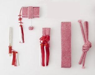 五点セット（疋田　赤）