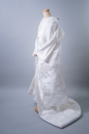 白無垢「鶴に山水」柄と白地が程よいバランス