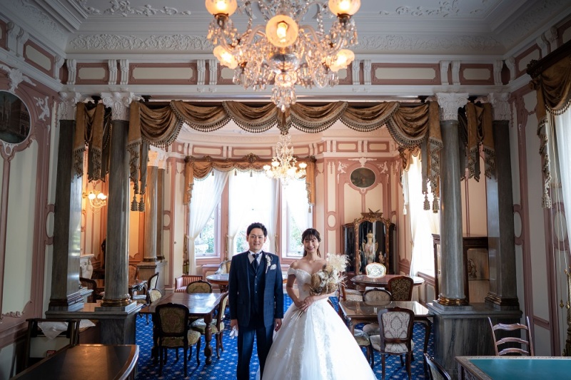 迎賓館での優雅な雰囲気