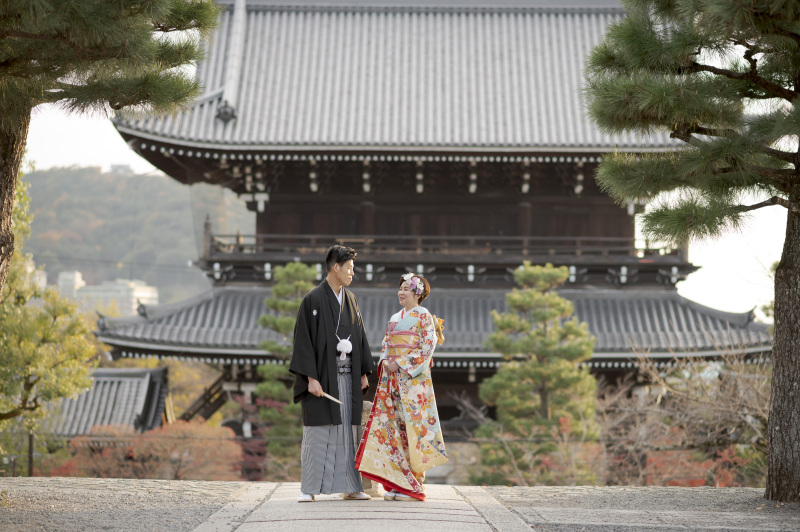 「山門」壮大なロケーション