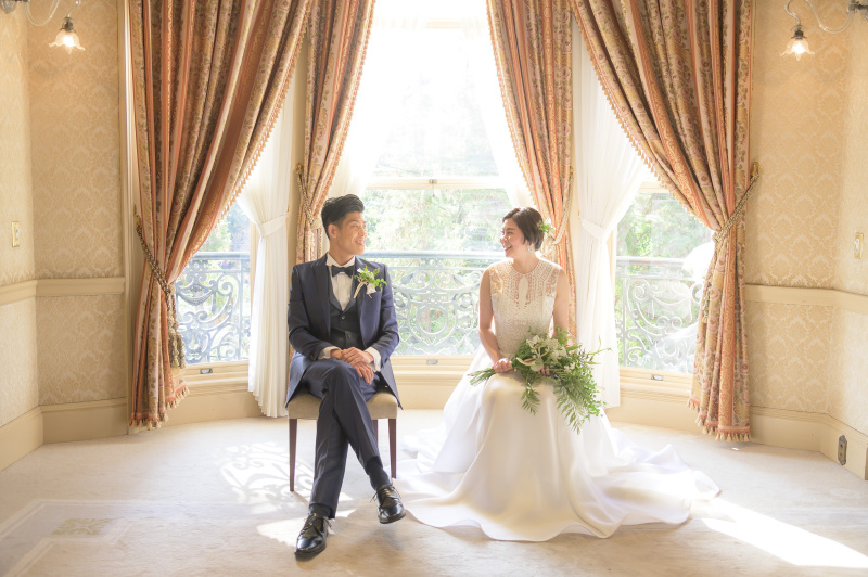 【長楽館】ロケーション撮影　洋装1点プラン（撮影60分・全データ付・有名ブランド＆インポートドレス多数・事前試着可）