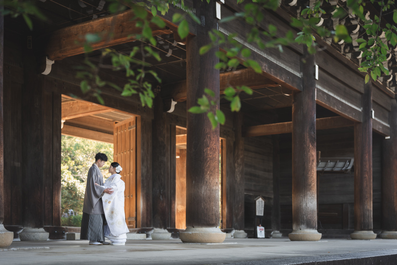 【知恩院】ロケーション撮影　和装1点プラン（撮影60分・全データ付・衣装30着プラン内・事前試着orオンライン可）