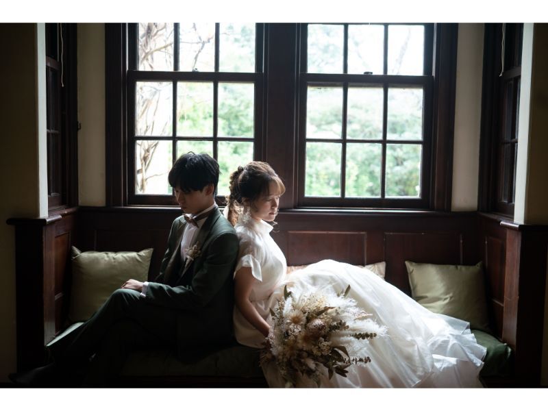 【駒井家住宅】ロケーション撮影　洋装1点プラン（撮影60分・全データ付・有名ブランド＆インポートドレス多数・事前試着可）