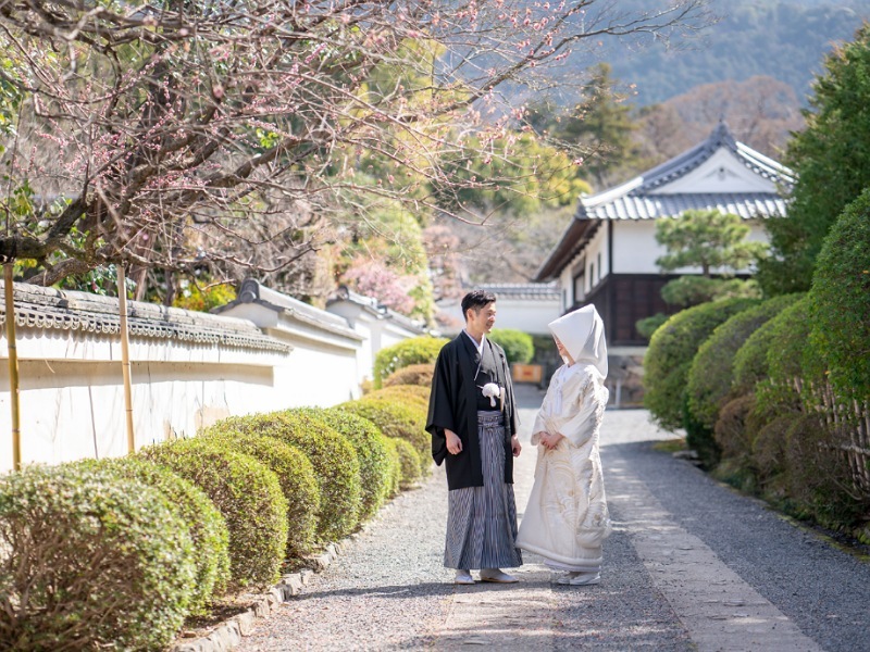 【隨心院】ロケーション撮影　和装1点プラン（撮影60分・全データ付・衣装30着プラン内・事前試着orオンライン可）