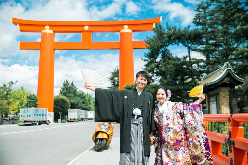 【京セラ美術館＆岡崎エリア】和装1点プラン（撮影60分・全データ付・衣装30着プラン内・事前試着orオンライン可）