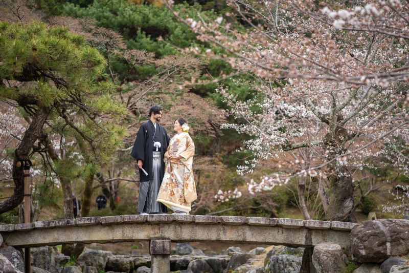 【円山公園】ロケーション撮影　和装1点プラン（撮影60分・全データ付・衣装30着プラン内・事前試着orオンライン可）