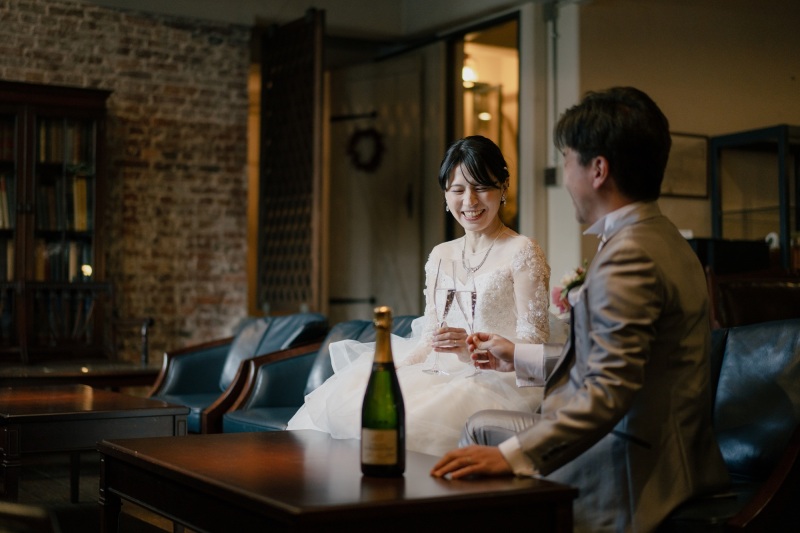 【パビリオンコート】ロケーション撮影　洋装1点プラン（撮影60分・全データ付・有名ブランド＆インポートドレス多数・事前試着可）