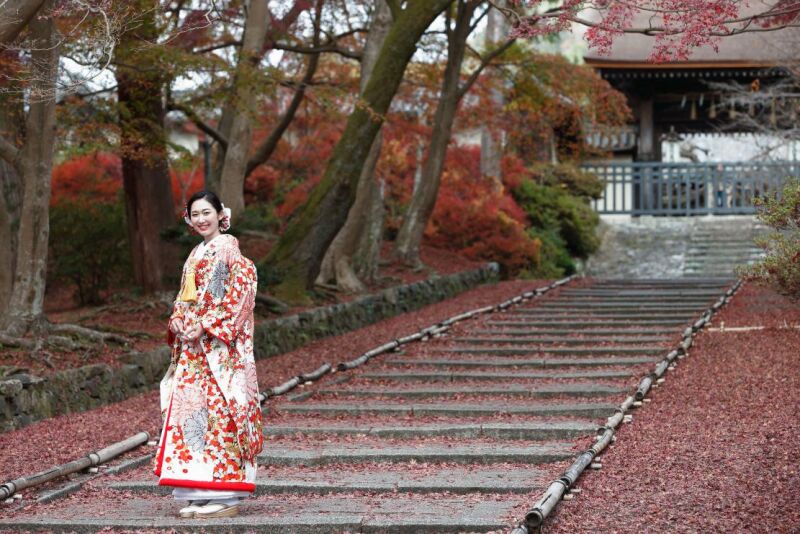 【毘沙門堂】ロケーション撮影　和装1点プラン（撮影60分・全データ付・衣装30着プラン内・事前試着orオンライン可）