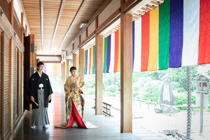 【智積院】ロケーション撮影　和装1点プラン（撮影60分・全データ付・衣装30着プラン内・事前試着orオンライン可）