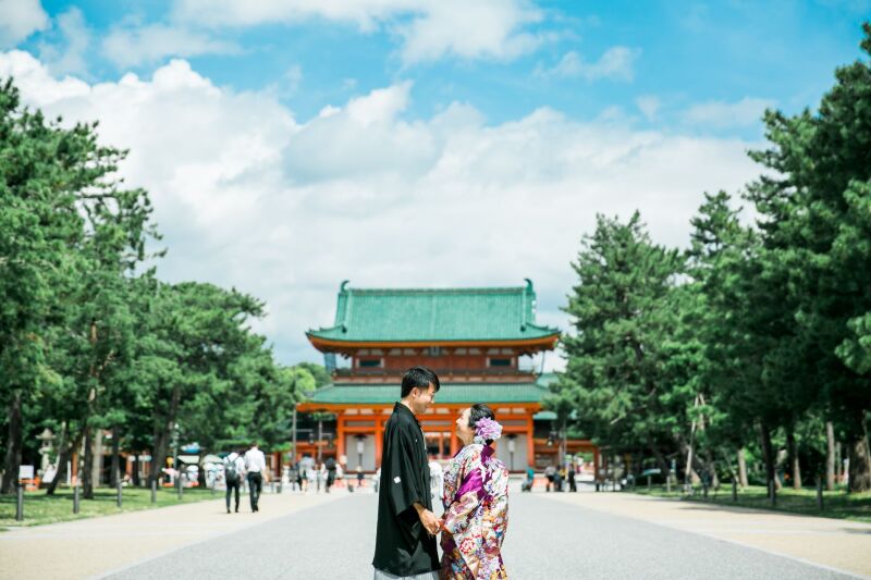 【京セラ美術館＆岡崎エリア】和装1点プラン（撮影60分・全データ付・衣装30着プラン内・事前試着orオンライン可）