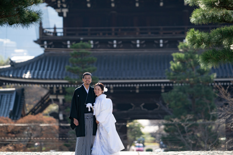 【金戒光明寺】ロケーション撮影　和装1点プラン（撮影60分・全データ付・衣装30着プラン内・事前試着orオンライン可）