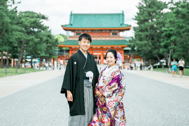 【京セラ美術館＆岡崎エリア】和装1点プラン（撮影60分・全データ付・衣装30着プラン内・事前試着orオンライン可）