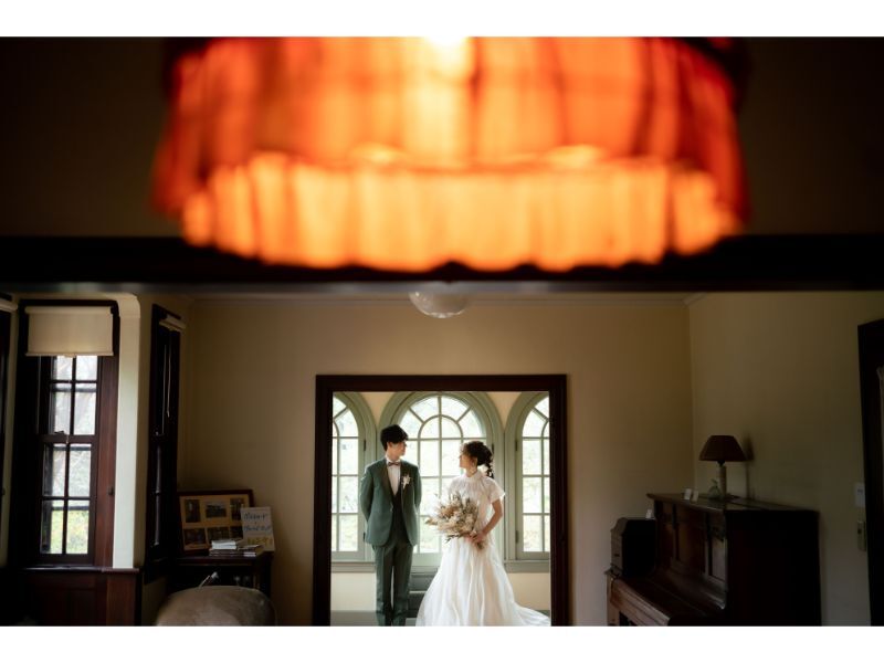 【駒井家住宅】ロケーション撮影　洋装1点プラン（撮影60分・全データ付・有名ブランド＆インポートドレス多数・事前試着可）