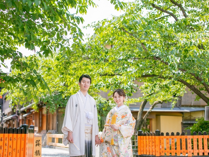 【八坂の塔・祇園巽橋】ロケーション撮影　和装1点プラン（撮影60分・全データ付・衣装30着プラン内・事前試着orオンライン可）