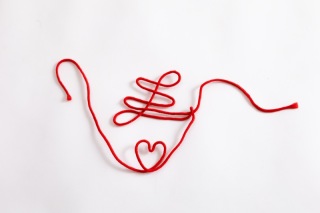 【撮影小物】赤い糸『寿』