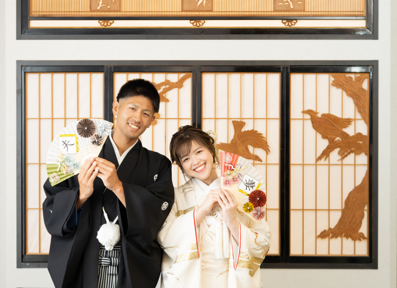 手作り夫婦センスでにっこり笑顔