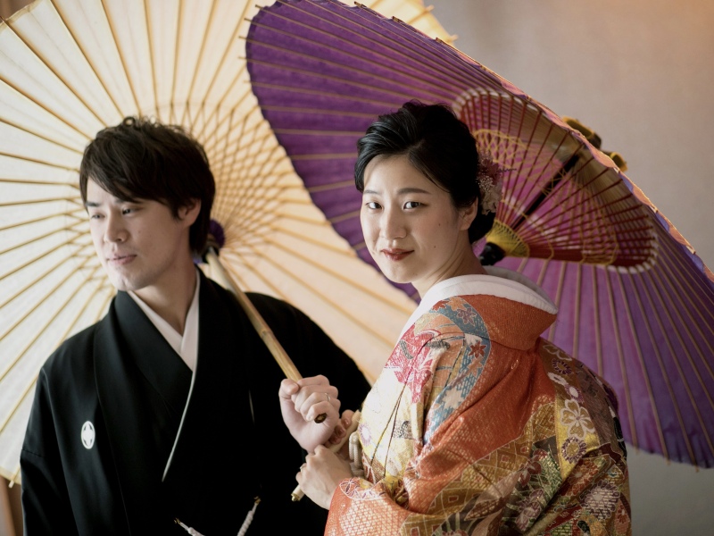 ご新婦様をメインに