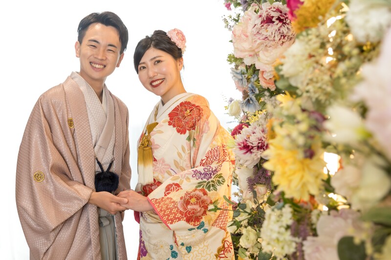 かわいい笑顔で