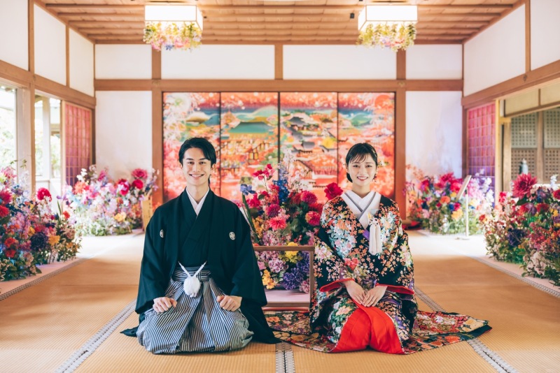 極彩色の襖絵が美しい京都随心院で