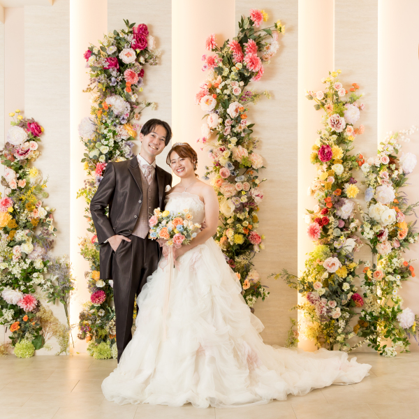 お花の背景で！