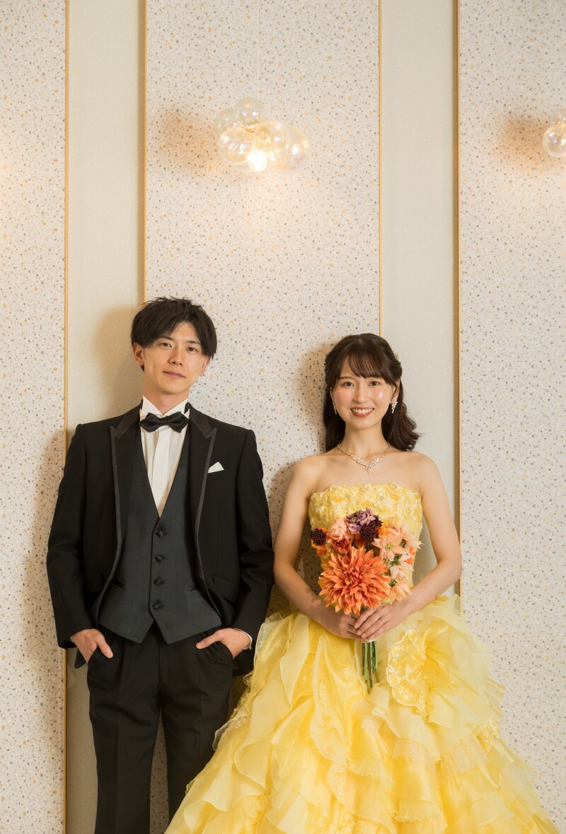 カラードレスにチェンジ♪