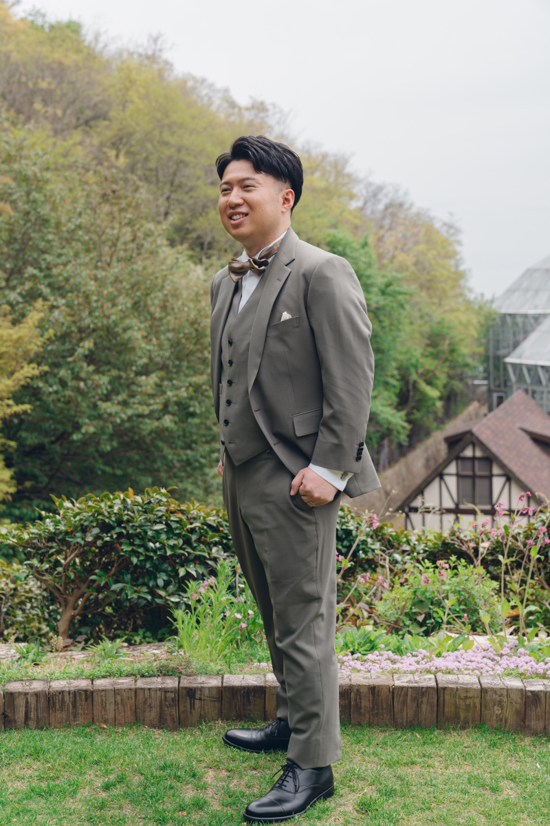 ご新郎様のソロショット