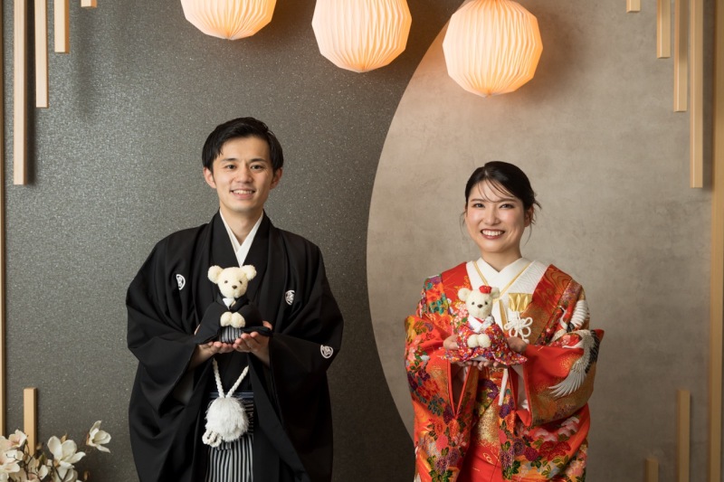 お二人の笑顔と一緒に