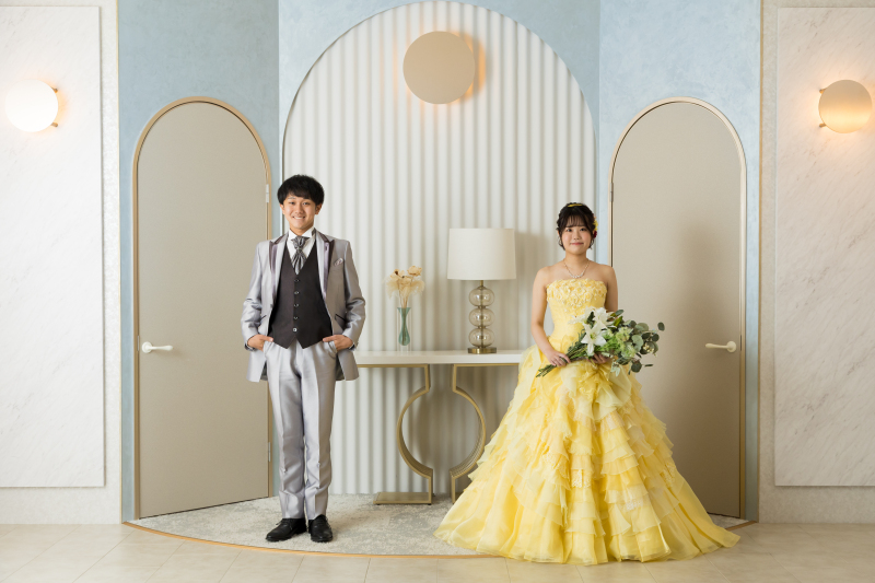 カラードレスにお着替え