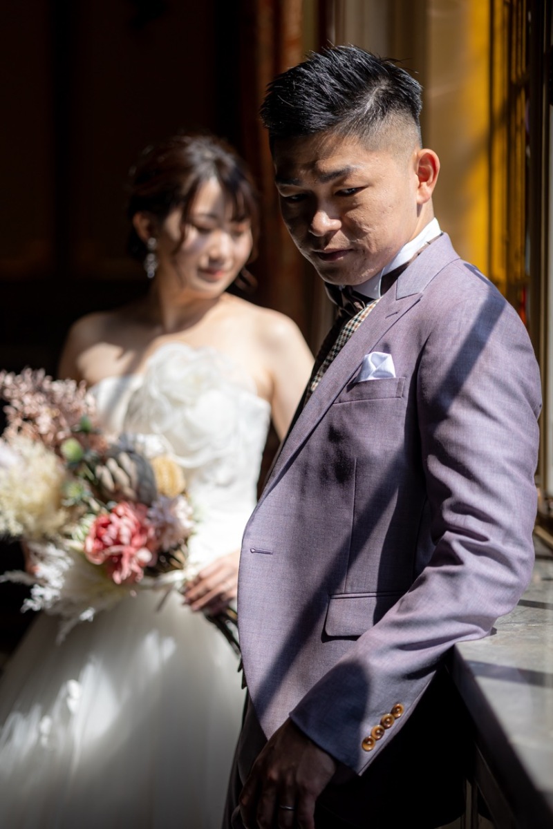 ご新郎様メインのショット