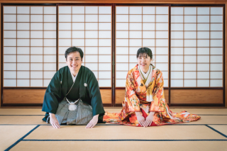 緑が広がる庭園と和室！