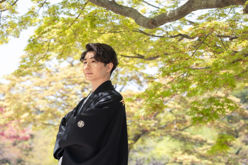 ご新郎様のソロショット