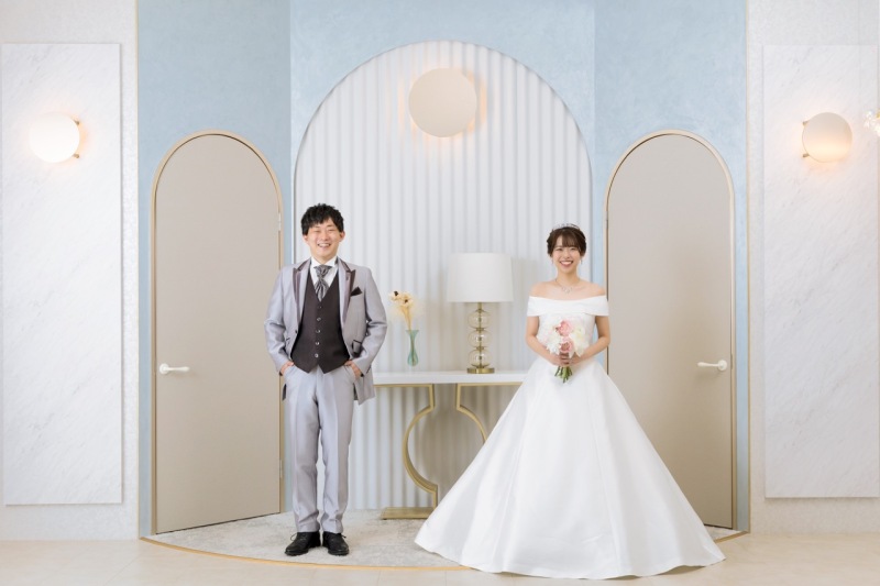 お色直しはウェディングドレスで♪